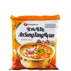 Лапша быстрого приготовления с грибами и водорослями AnSungTangMyun NONGSHIM 125 г