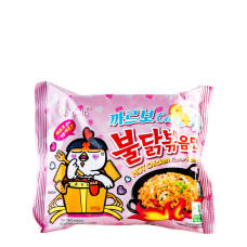 Лапша быстрого приготовления острая со вкусом курицы в соусе карбонара SAMYANG 130 г