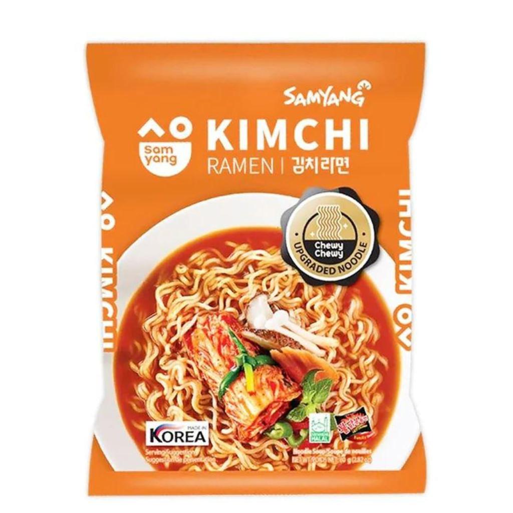 Лапша быстрого приготовления с Кимчи Рамен Kimchi Ramen SAMYANG 80 г