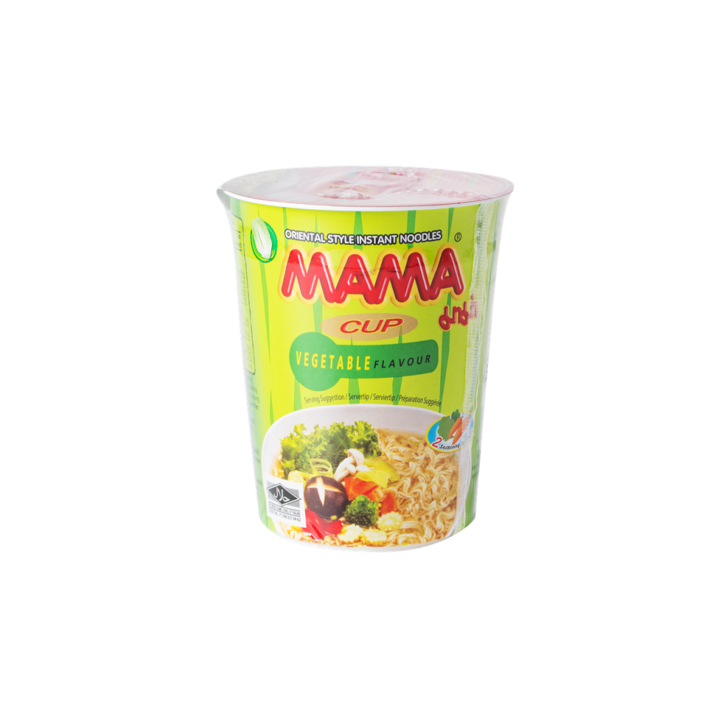 Лапша быстрого приготовления овощная в стаканчике MAMA 70 г