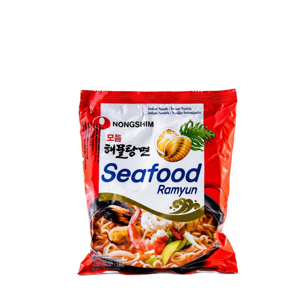 Лапша быстрого приготовления с морепродуктами Seafood Ramyun NONGSHIM 125 г