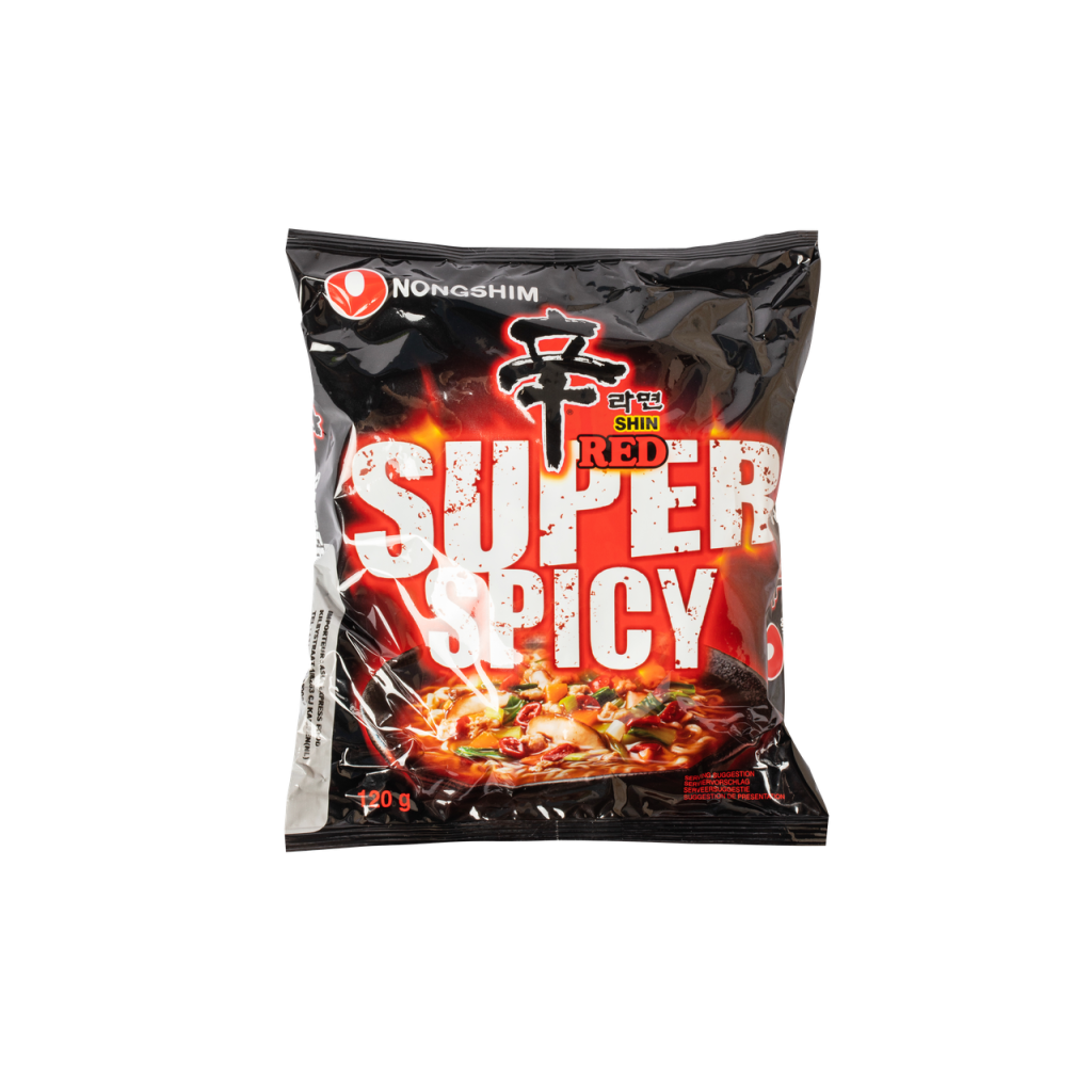 Локшина швидкого приготування Shin Red Super Spicy NONGSHIM, дуже гостра, 120 г