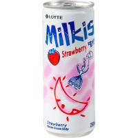 Напиток сильногазированный Strawberry Milkis LOTTE 250 мл