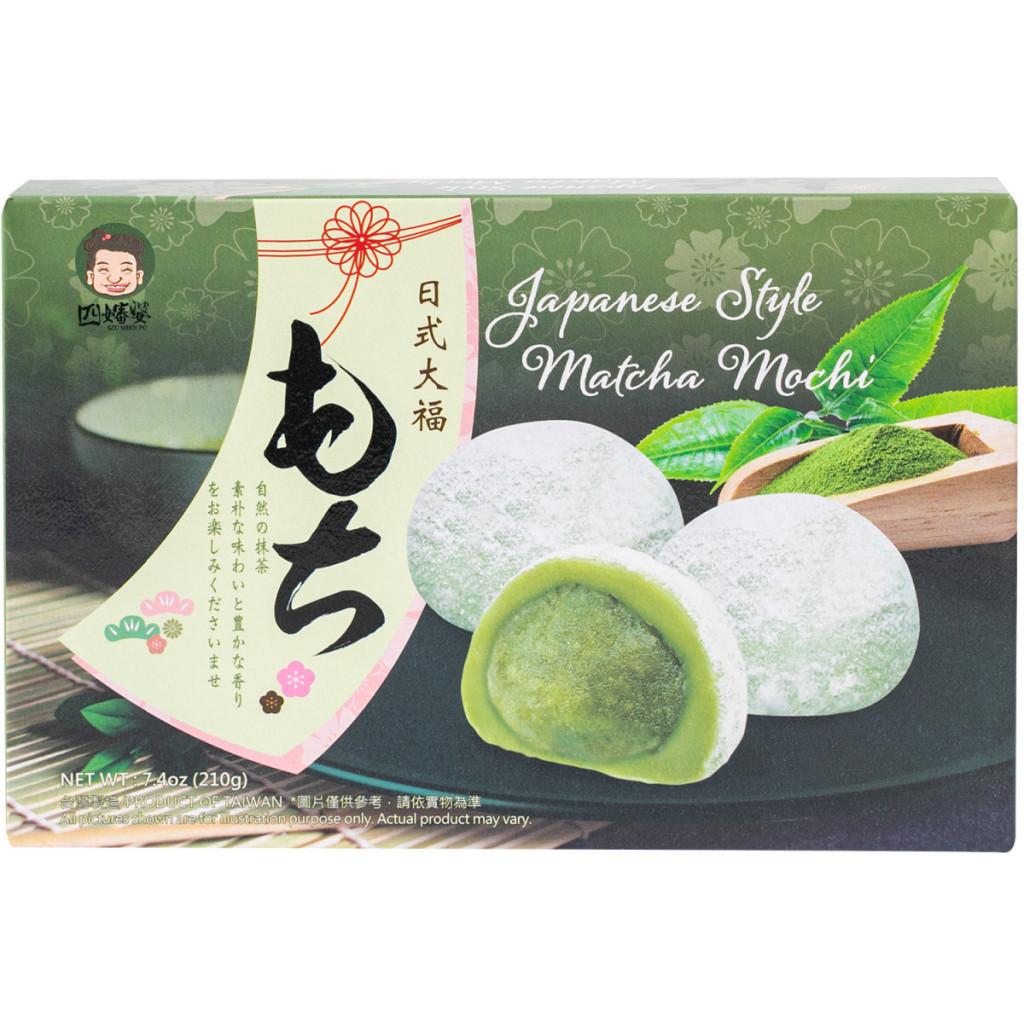 Десерт тістечко моті (мочі) Matcha SZU SHEN PO 210 г