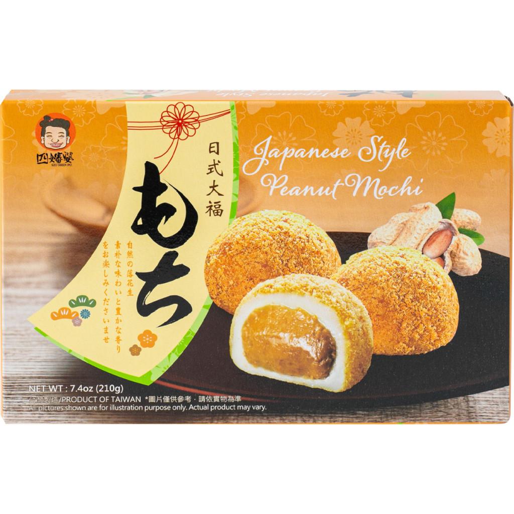 Десерт пирожное моти (мочи) Peanut SZU SHEN PO 210 г