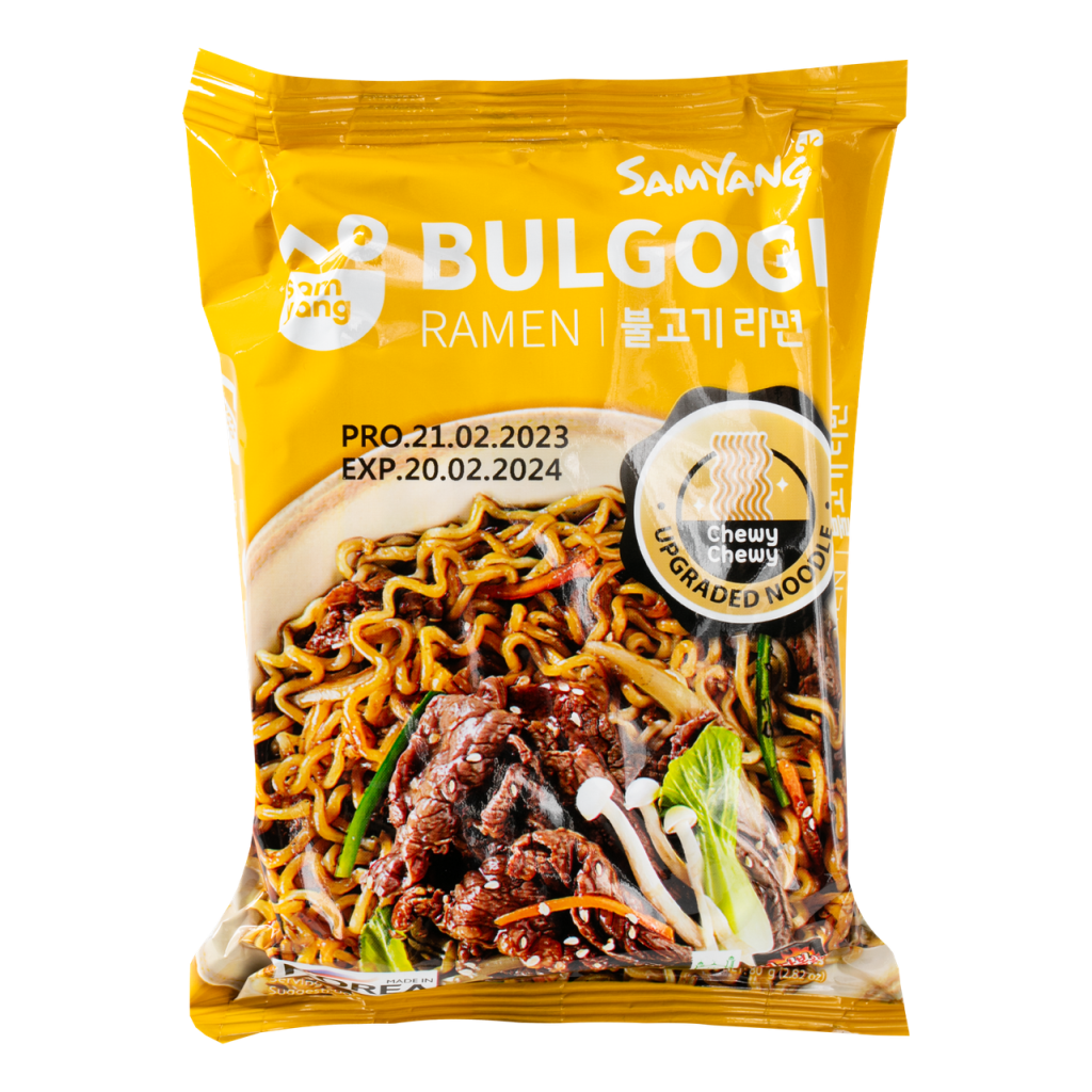 Лапша быстрого приготовления Бульгоги Рамен Bulgogi Ramen SAMYANG 80 г