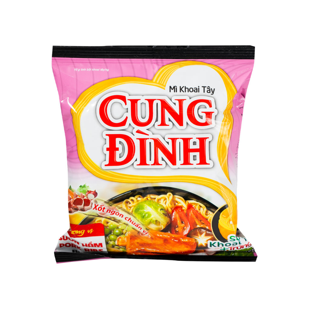 Локшина швидкого приготування Pork Ribs With Five Fruits CUNG DINH 80 г