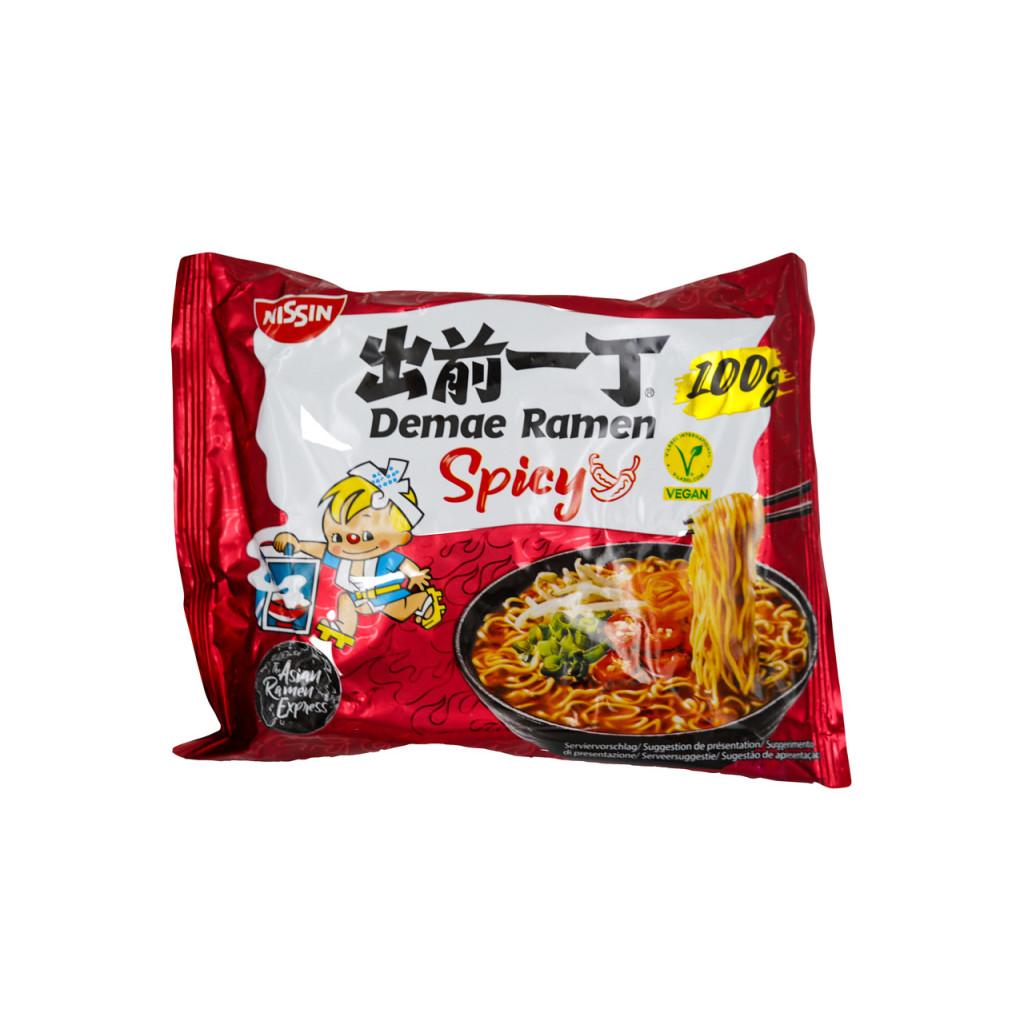 Лапша быстрого приготовления Demae Spicy NISSIN 100г