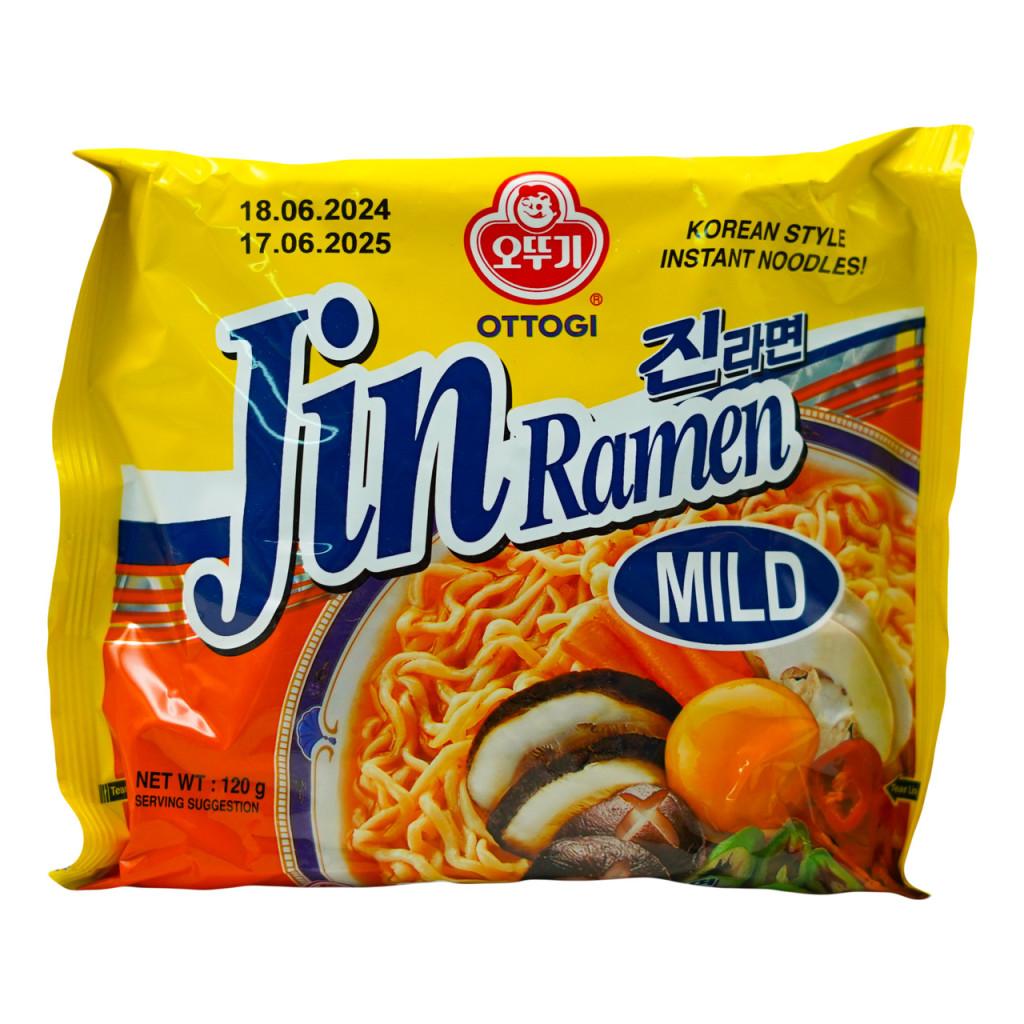 Локшина швидкого приготування Mild Jin Ramen OTTOGI 120 г