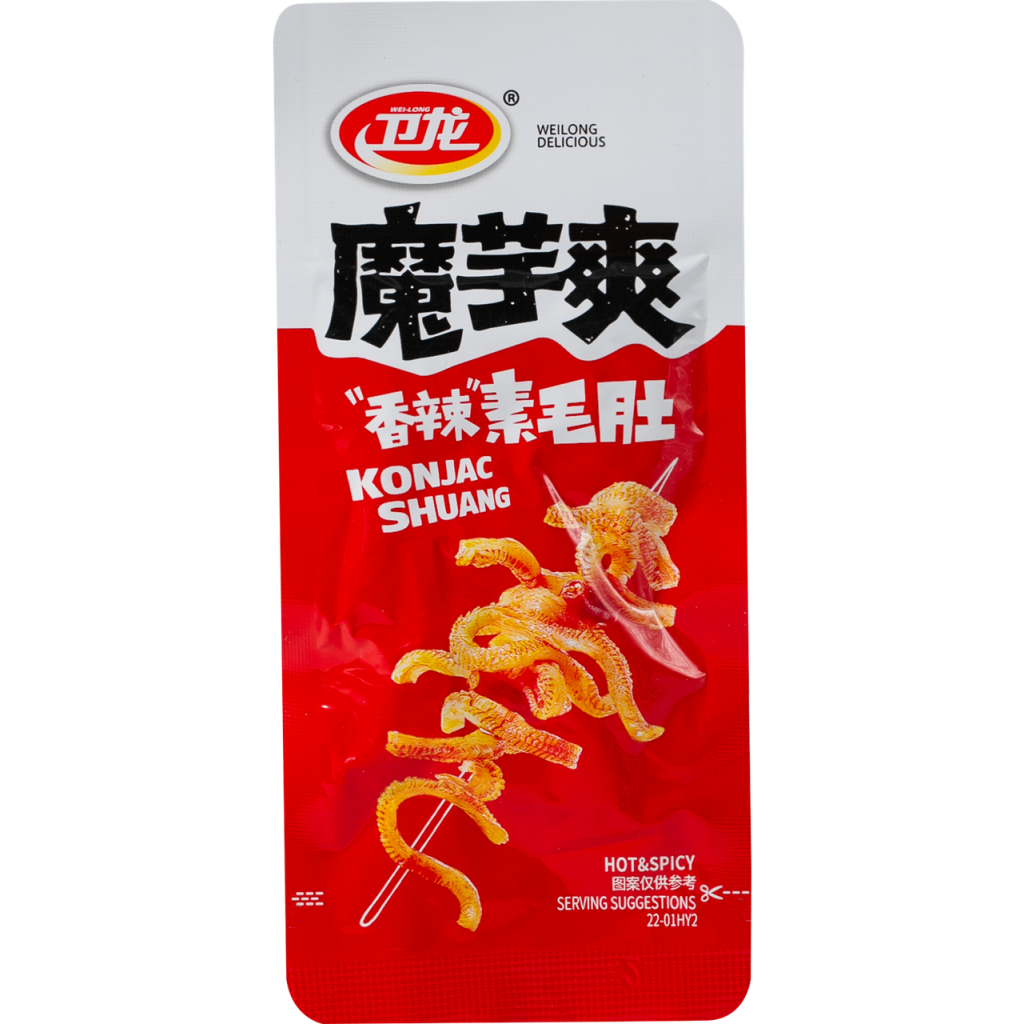 Конжак снек Konjac Shuang Hot & Spicy WEILONG 18 г
