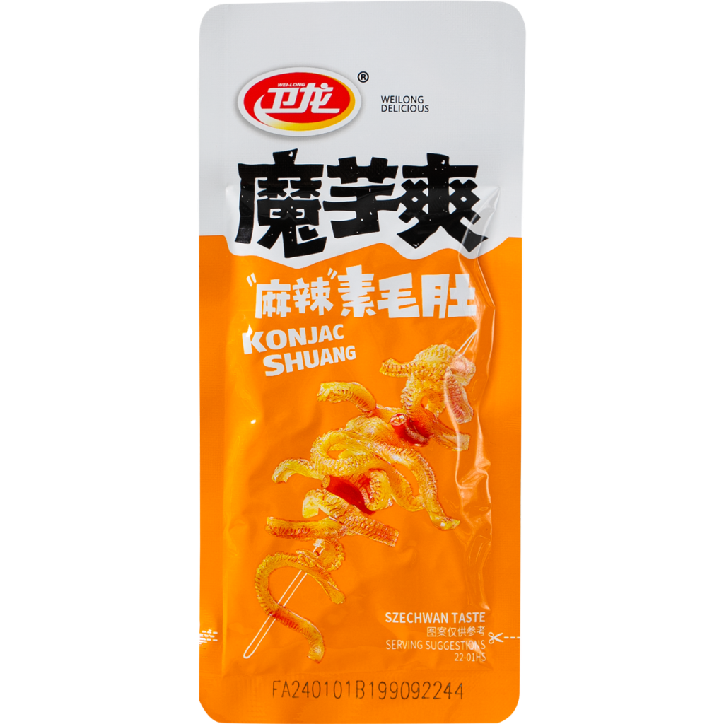 Конжак снек Konjac Shuang Sichuan Flavor WEILONG 18 г
