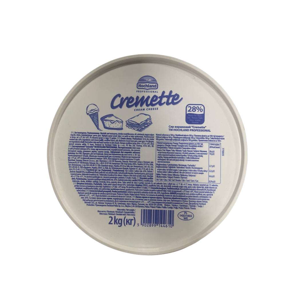 Крем-сир Cremette Hochland Professional 2 кг