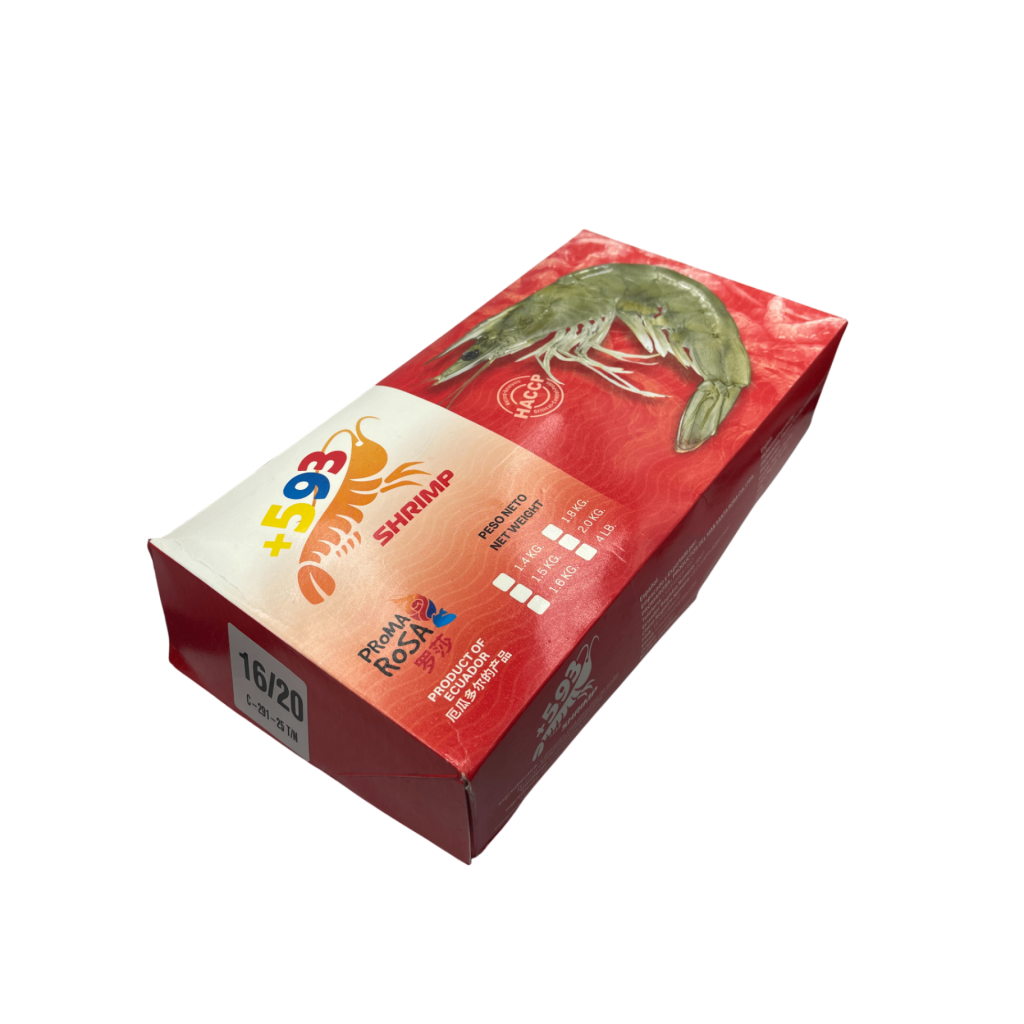 Креветка 16/20 б/г блок 2кг Promarosa