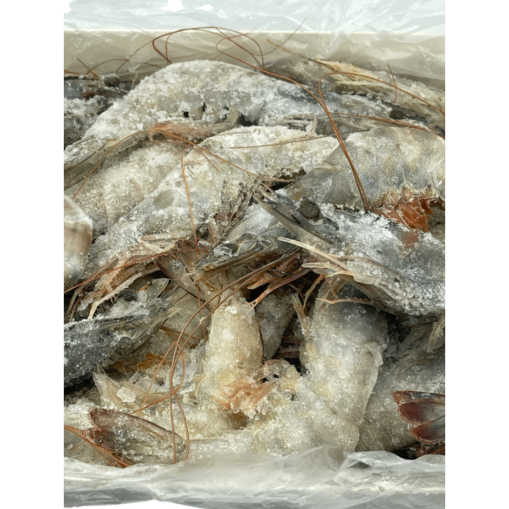 Креветка ваннамей 10% глазурі 20/30,в панцирі з головою Golden Sea блок 2,2 кг