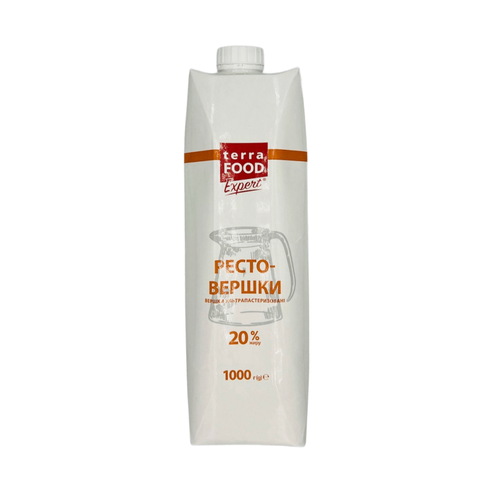 Вершки 20% Terra Food Expert 1 л/1 кг