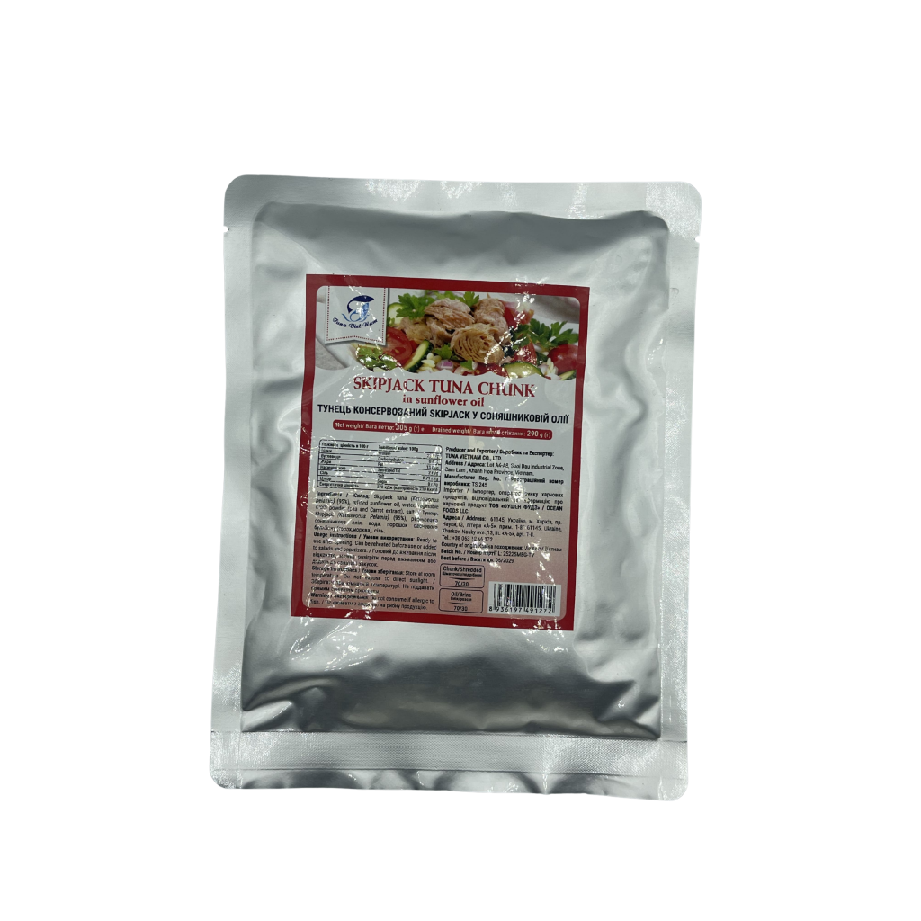 Тунець консервований в соняш олії Tuna Viet Nam 0,305 кг