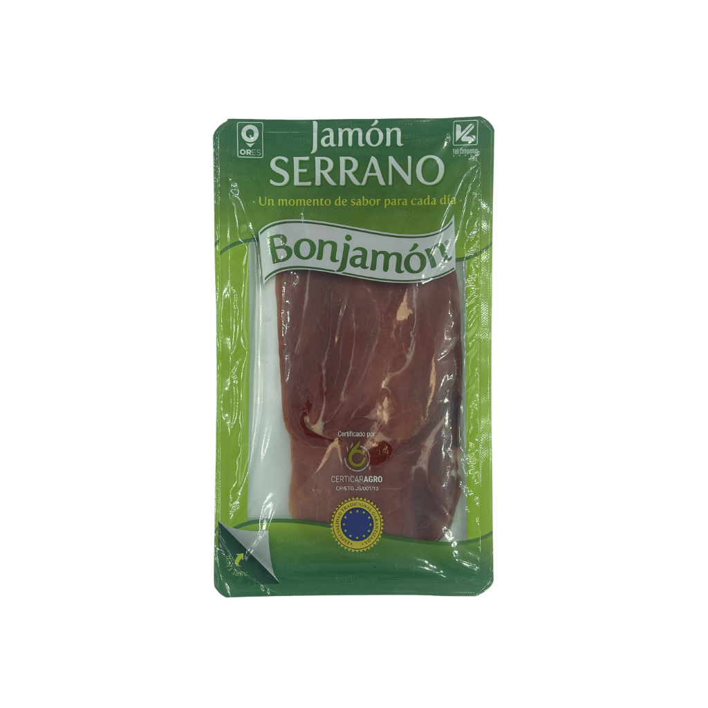 Хамон Серрано нарезка (BONJAMON). 100 г