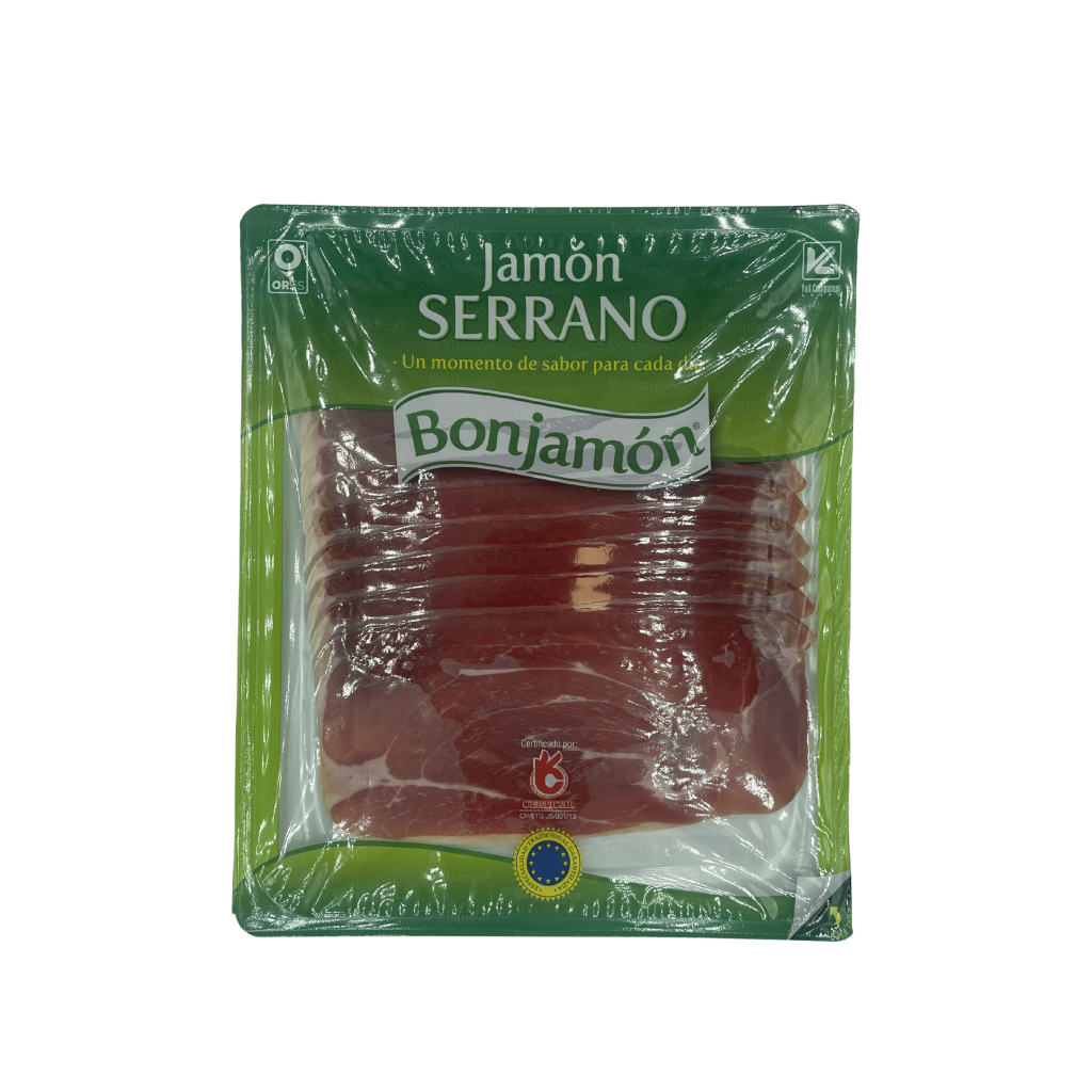 Хамон Серрано, нарізаний (BONJAMON). 200 г