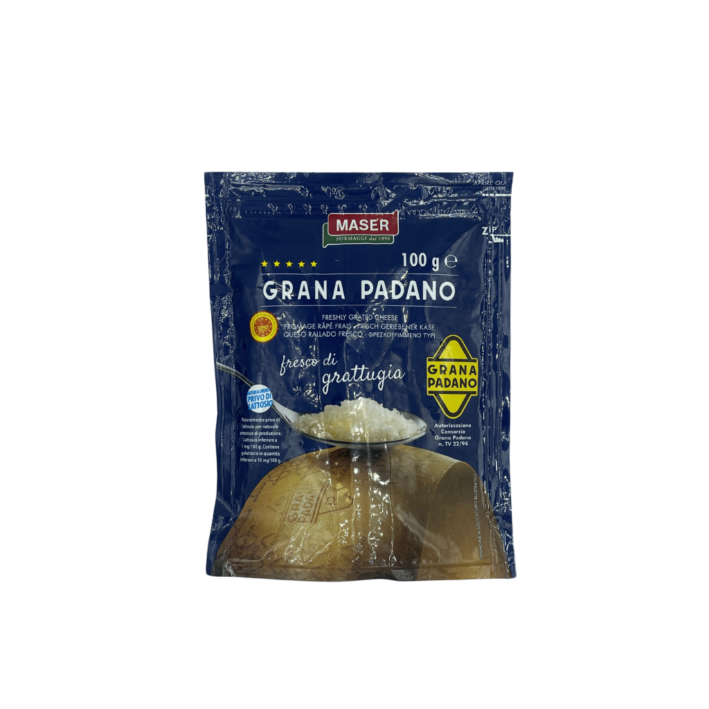 Тертый Грана Падана Гратуджиато 100гр Maser Formaggi мешок