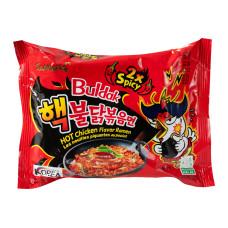 Лапша быстрого приготовления с курицей двойной остроты Buldak SAMYANG 140 г