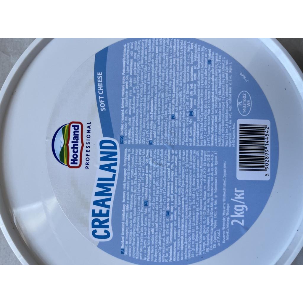 Крем-сыр Cremland Hochland Professional 2 кг