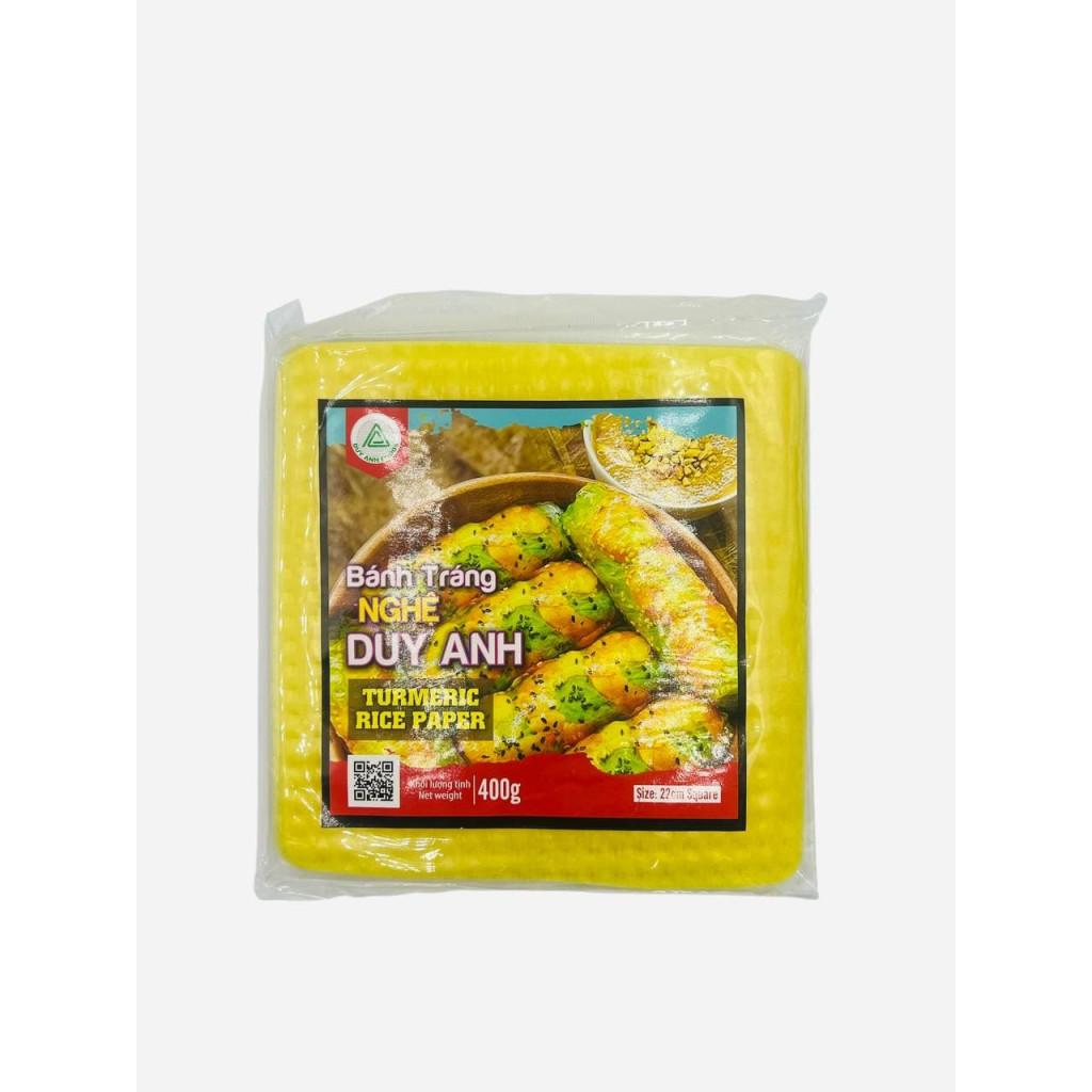 Бумага рисовая квадратная желтая Duy Anh Foods 0,4 кг
