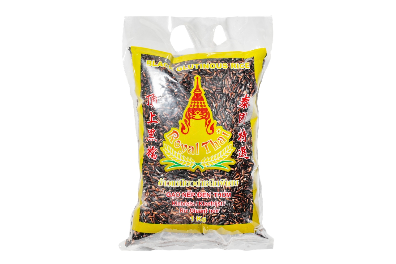 Чорний тайський клейкий рис ROYAL THAI RICE 1 кг