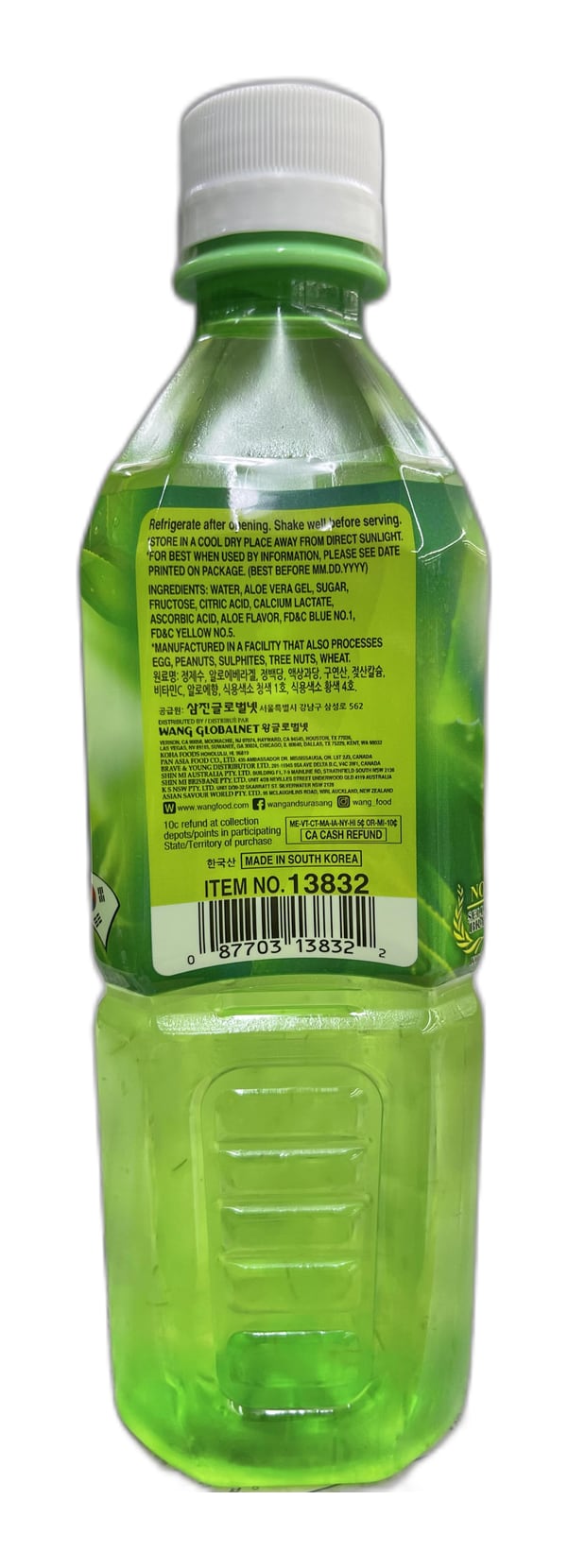 Напій з алое Aloe Vera WANG 500 мл